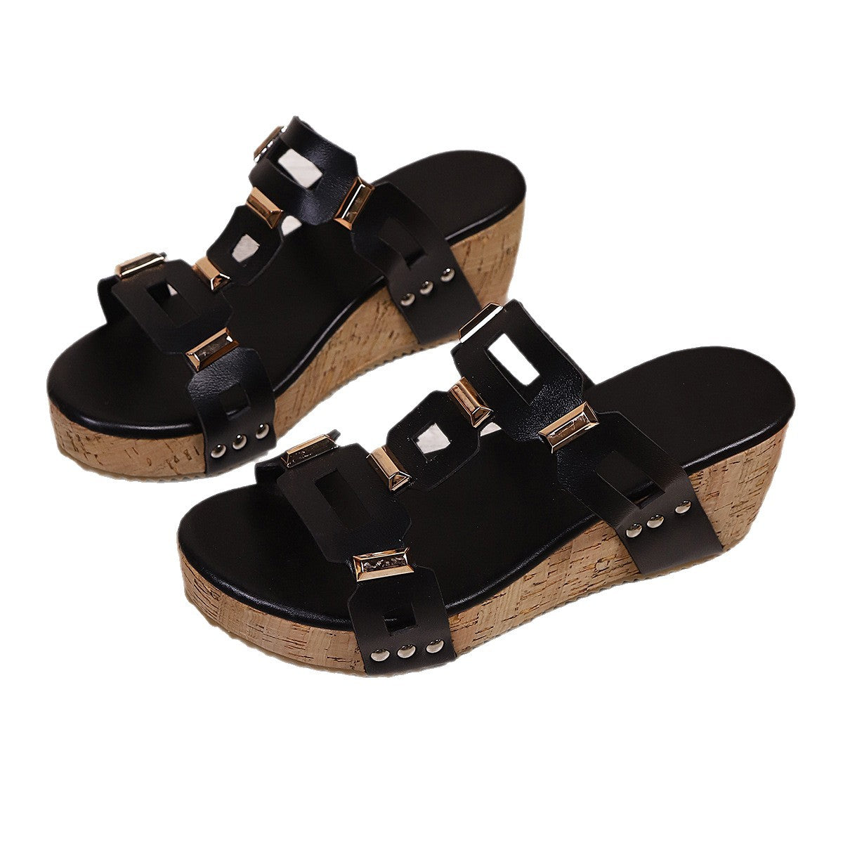 Sandales Compensées Confort Femme