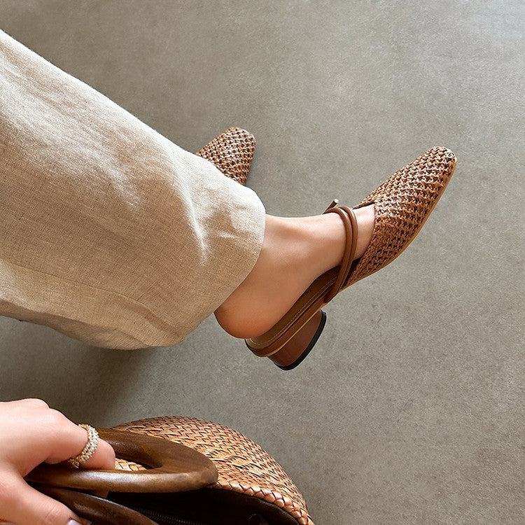 Mules femme élégantes et confortables, style français