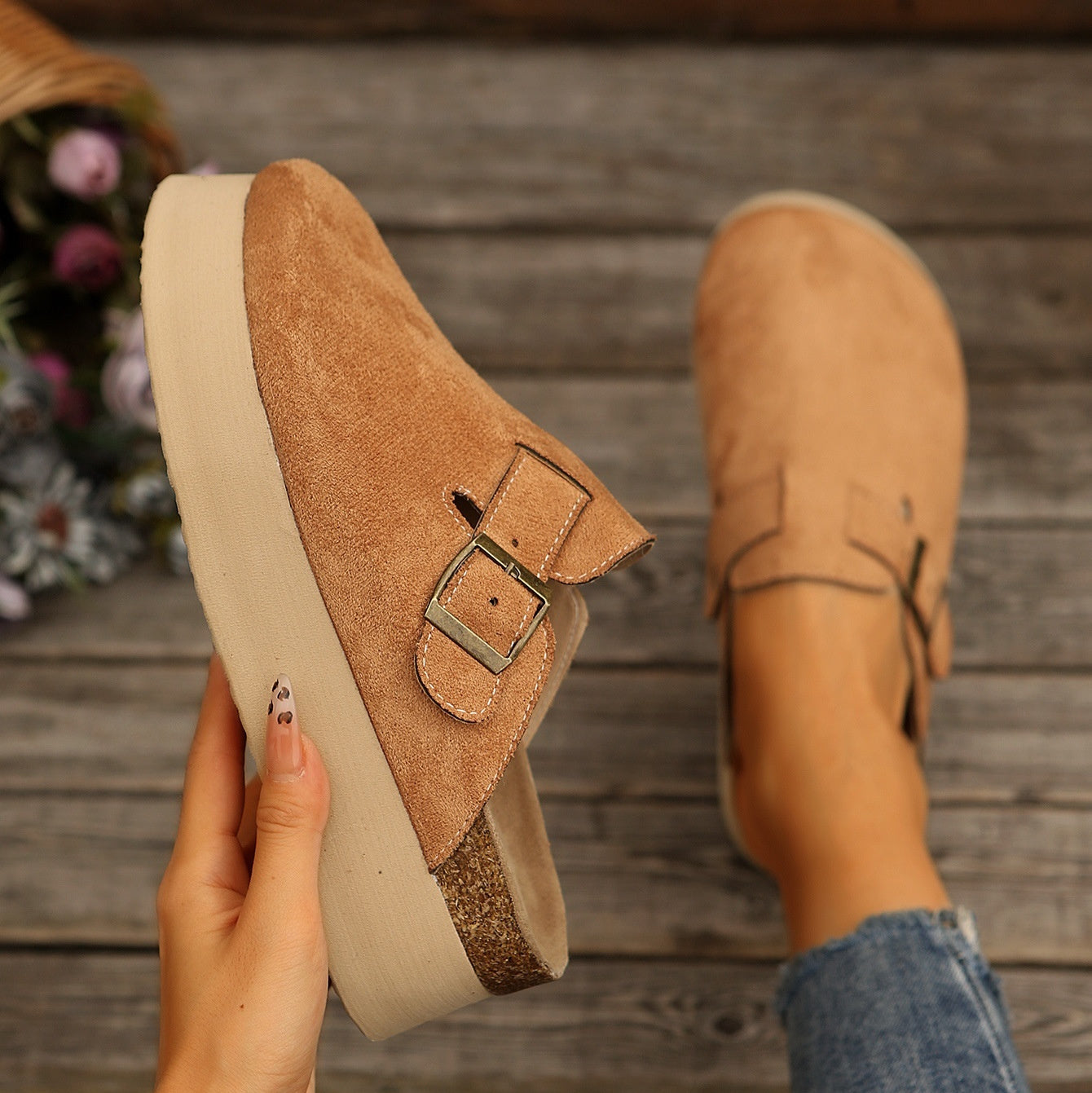 Sabots femme plateforme — confort absolu & style naturel