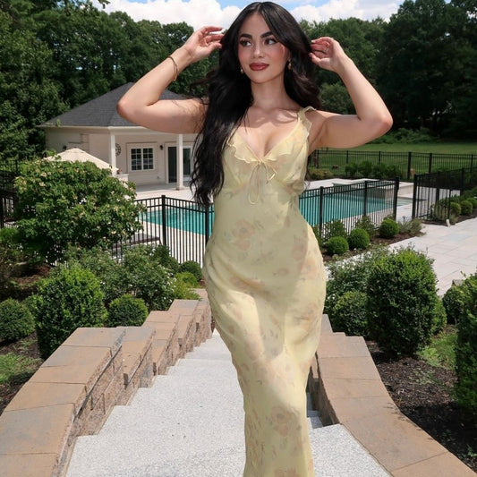 Robe Femme Fines Bretelles Satinée