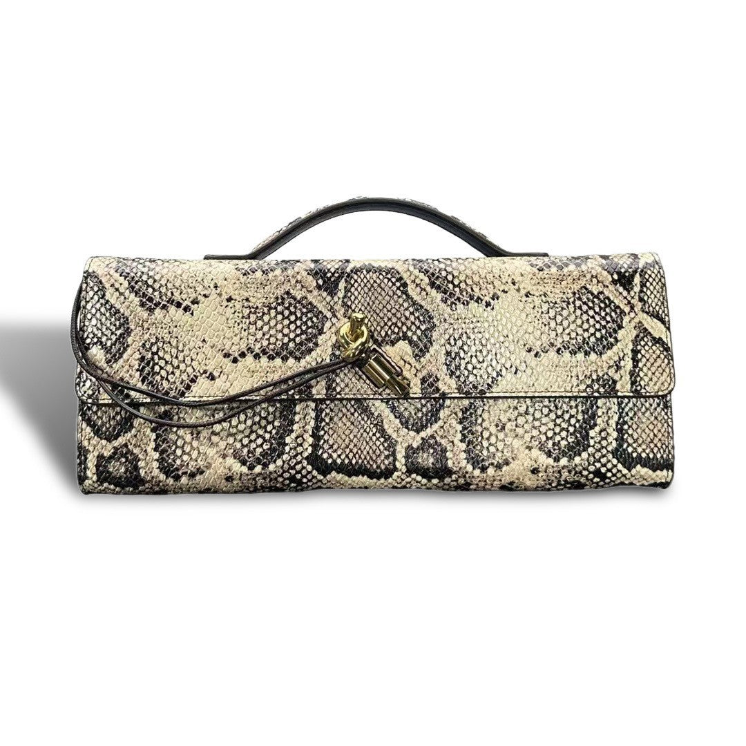 Sac Baguette Élégance Effet Croco