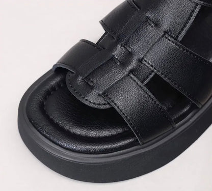 Sandales compensées confort & élégance